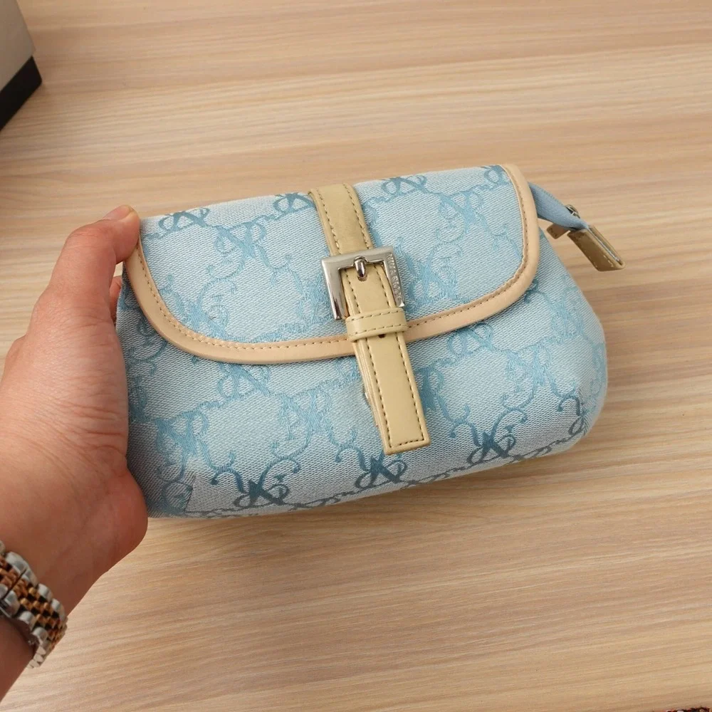 NINA RICCI Bag Blue Purse Small Mother Boy Mom Luxury Gift Set Baby Y2K NEW